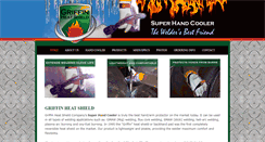 Desktop Screenshot of griffinheatshield.com